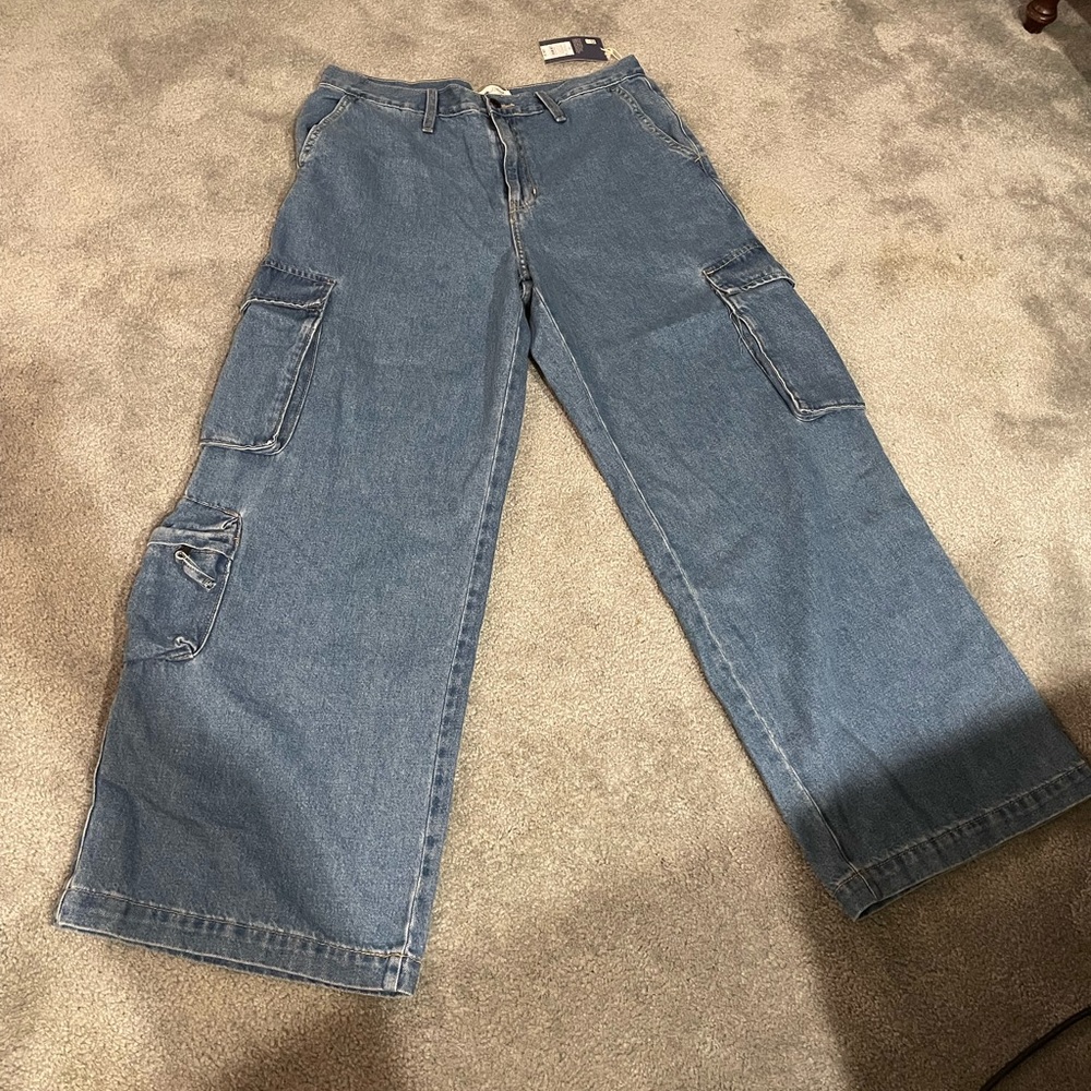 Target Universal Thread cargo wide leg jeans